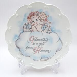 Dreamsicles Gift Collection Friendship Is a Gift From Heaven Plate 6 Inch 1994